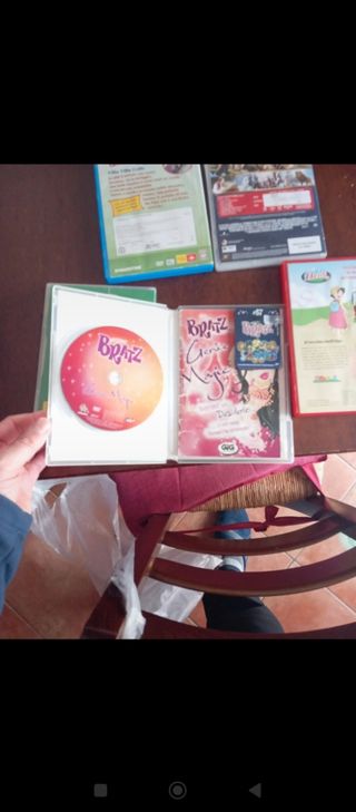 5 DVD cartoni animati per bambini