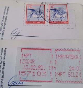 Cartoline Zadar Autunno '91