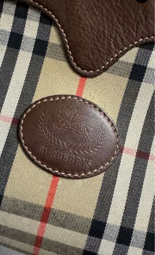 BORSA DA TOILETTE VINTAGE DA UOMO BURBERRY CLUTCH NOVA CHECK