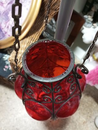 Antiguo adorno-lampara de murano