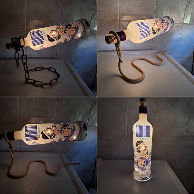 Lampada Bottiglia Gin Jonico