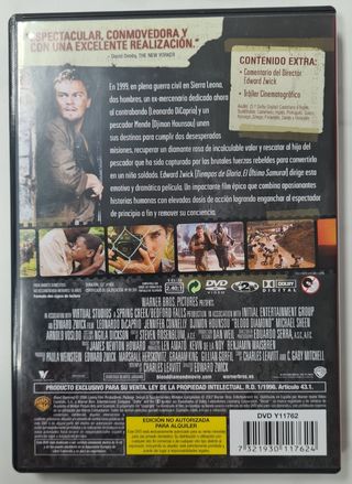 DVD Diamantes de sangre