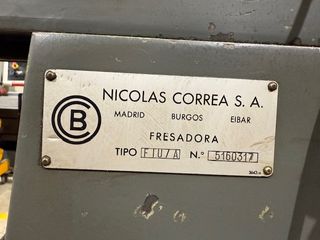 FRESADORA CORREA F1UA