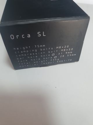 Clampa Orca SL a estrenar