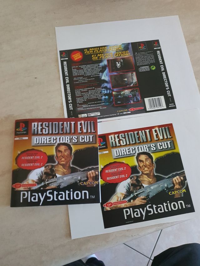 COVER E MANUALE RESIDENT EVIL D. REPRO