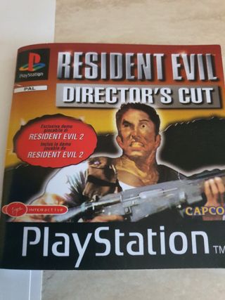 COVER E MANUALE RESIDENT EVIL D. REPRO