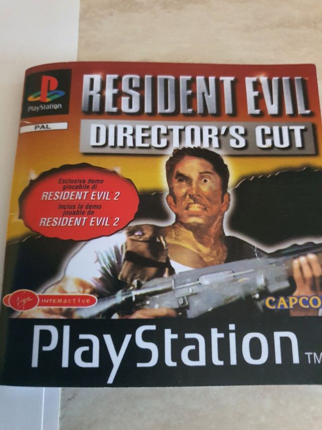 COVER E MANUALE RESIDENT EVIL D. REPRO