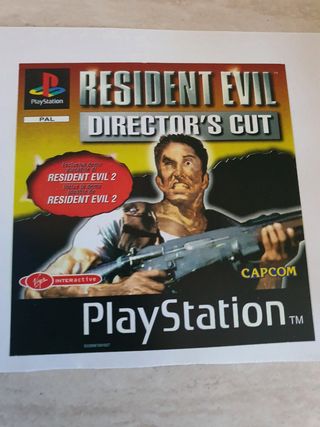 COVER E MANUALE RESIDENT EVIL D. REPRO
