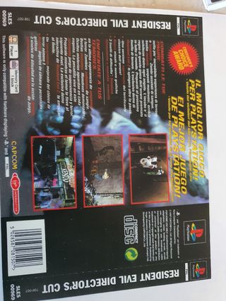 COVER E MANUALE RESIDENT EVIL D. REPRO