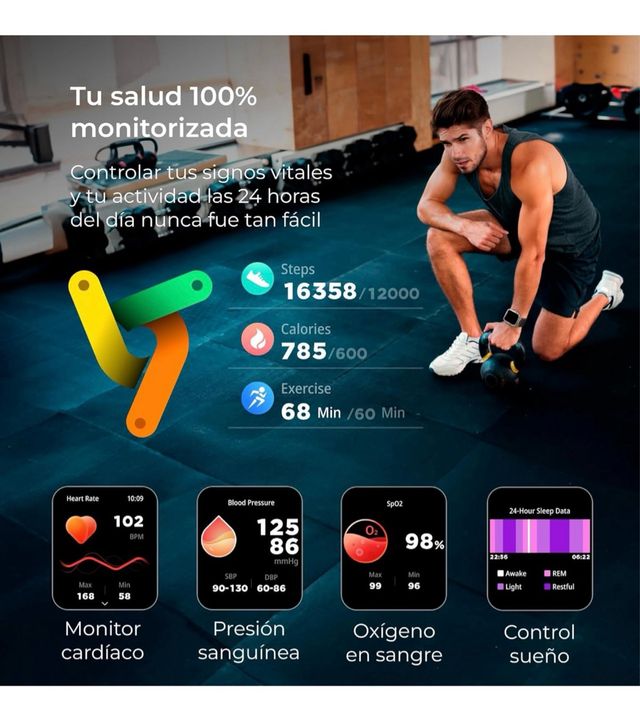 KSIX HERO - Smartwatch Negro/Plata