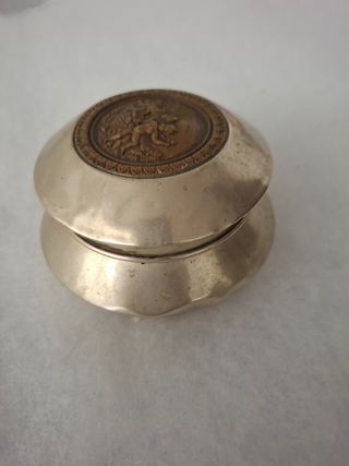 Caja joyero vintage metal