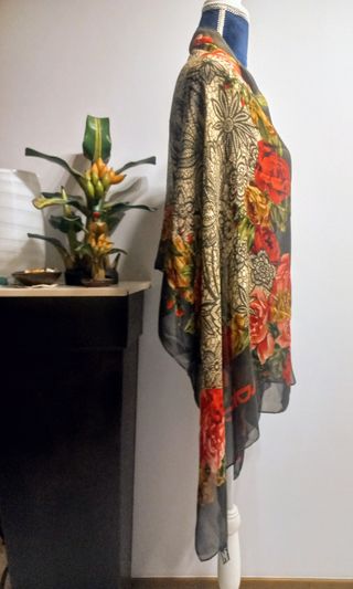 Foulard Byblos seta fiori