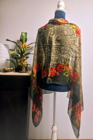 Foulard Byblos seta fiori