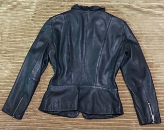 Chaqueta Mango piel negra - Talla S