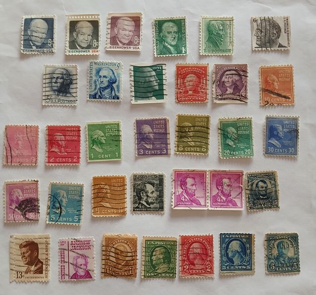 Sellos EEUU: Presidentes 1