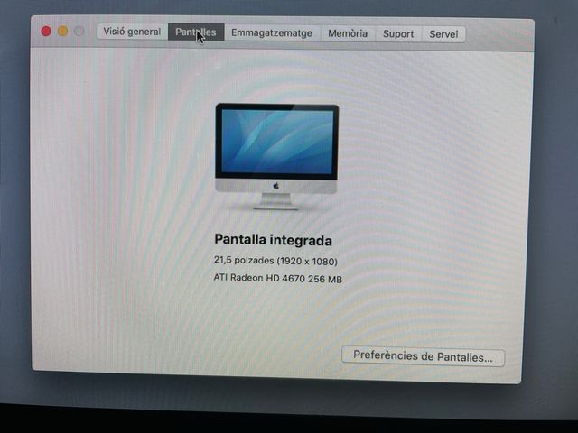 iMac 21,5" (mediados de 2010)