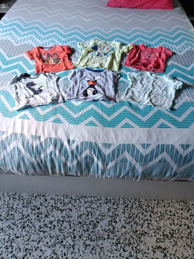 6 Camisetas bebé unisex