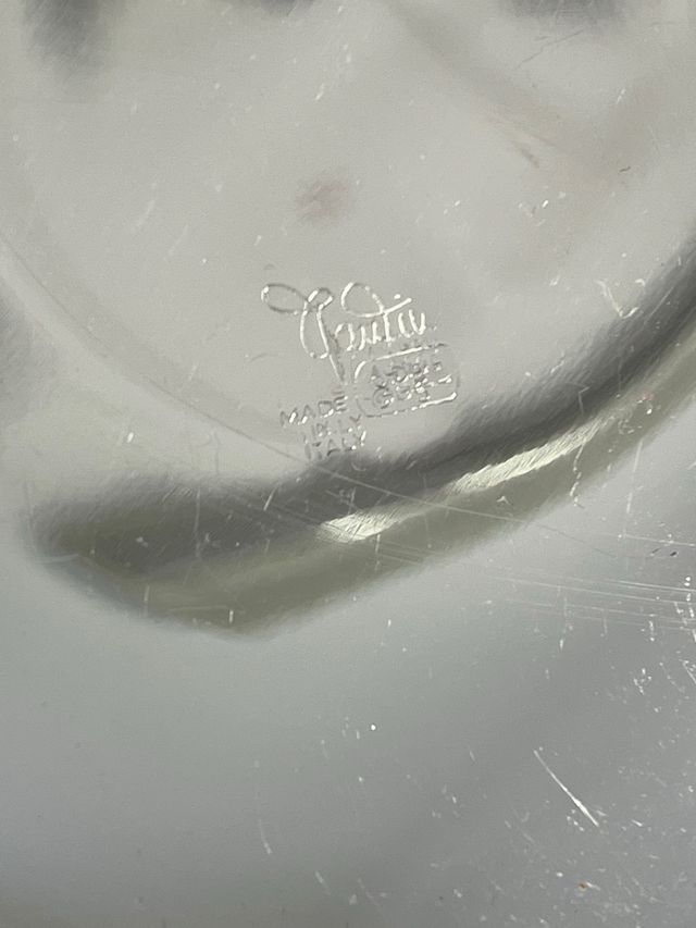 Svuotatasche in silver vintage