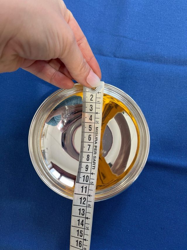 Svuotatasche in silver vintage