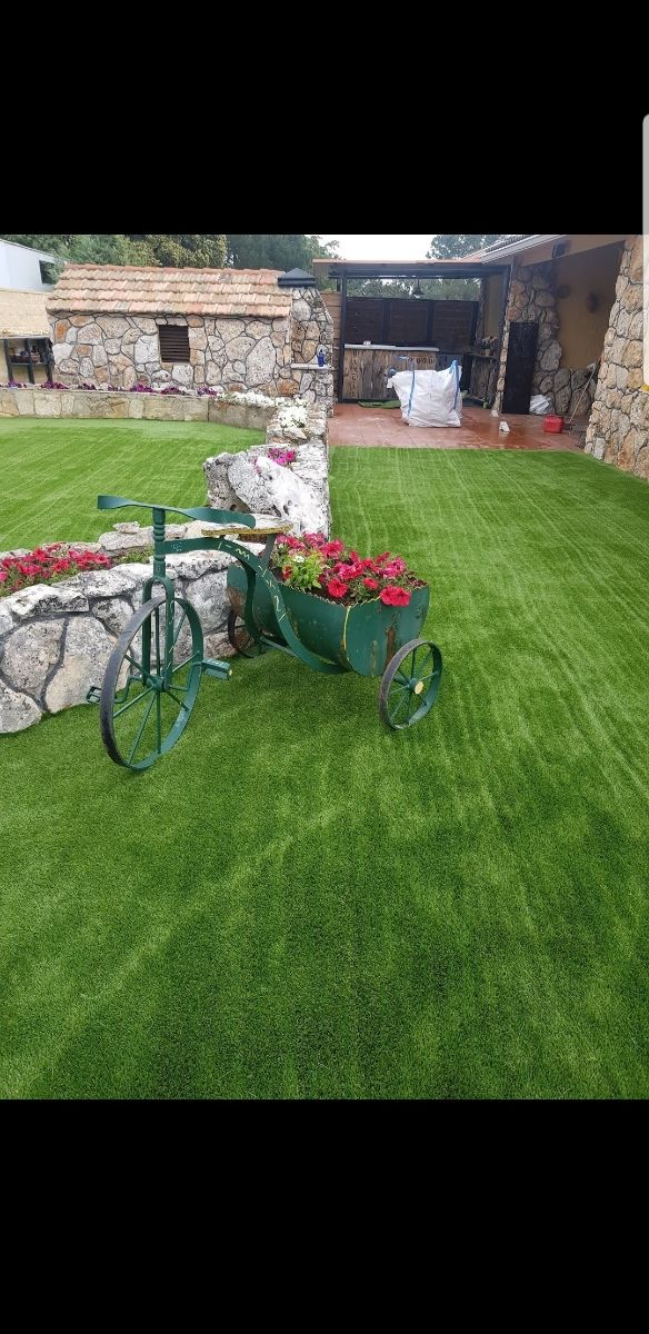 Instalación cesped artificial