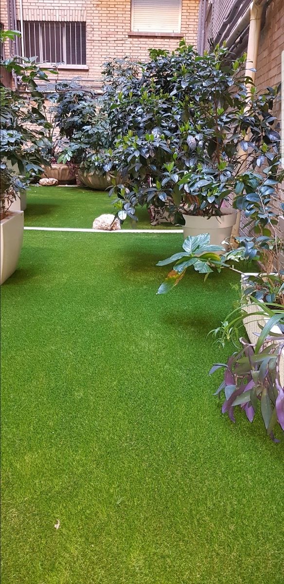 Instalación cesped artificial