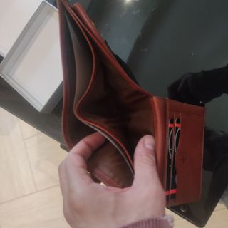 Portafoglio vera pelle Basile con scatola