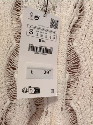 Pantalón encaje Zara