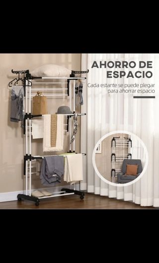 Tendedero vertical plegable