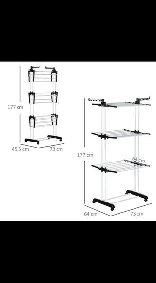 Tendedero vertical plegable