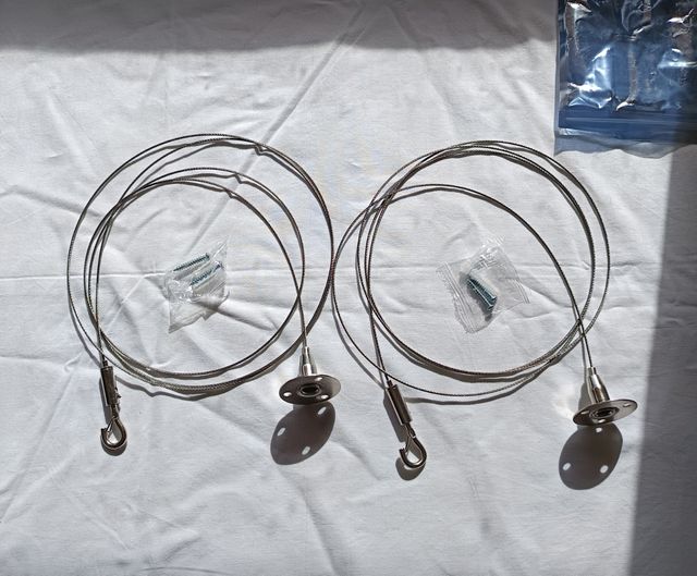 Cables para colgar cuadros