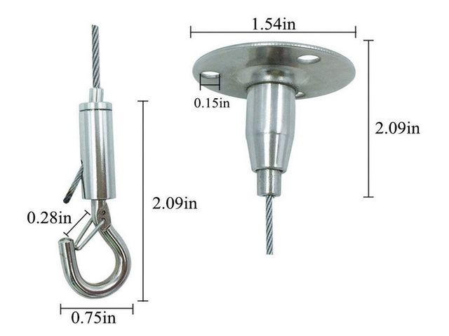 Cables para colgar cuadros