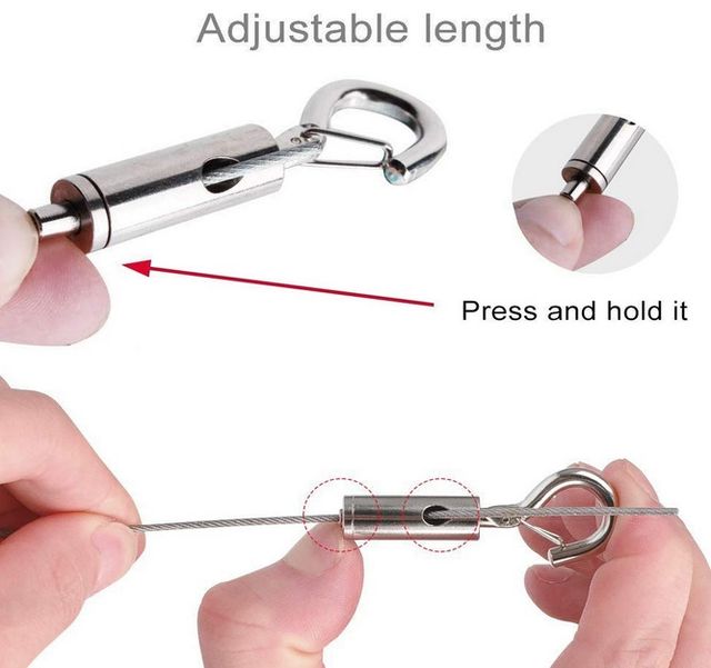 Cables para colgar cuadros