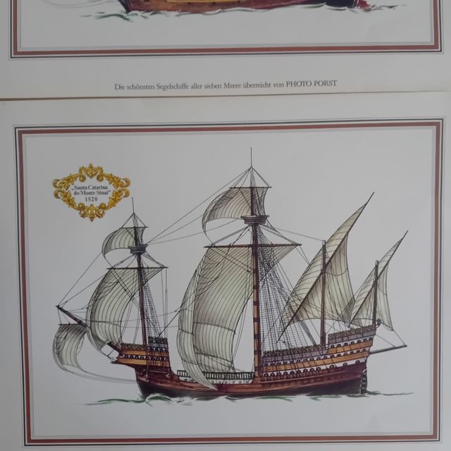 Barche a vela Laminas da incorniciare