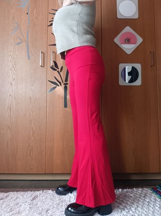 Pantalón mujer acampanado