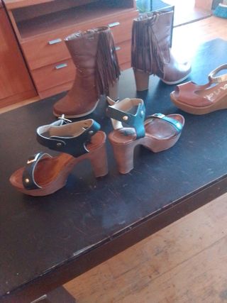 Zapatos señora del 40 con tacones.en águilas Murci