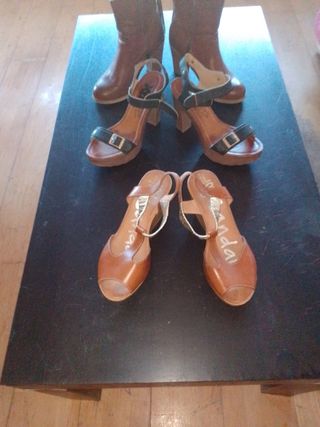 Zapatos señora del 40 con tacones.en águilas Murci