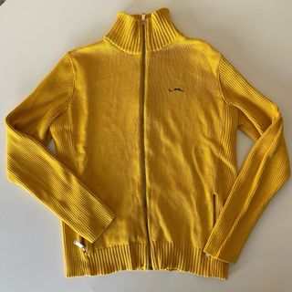 Chaqueta cardigan LRL amarilla vintage