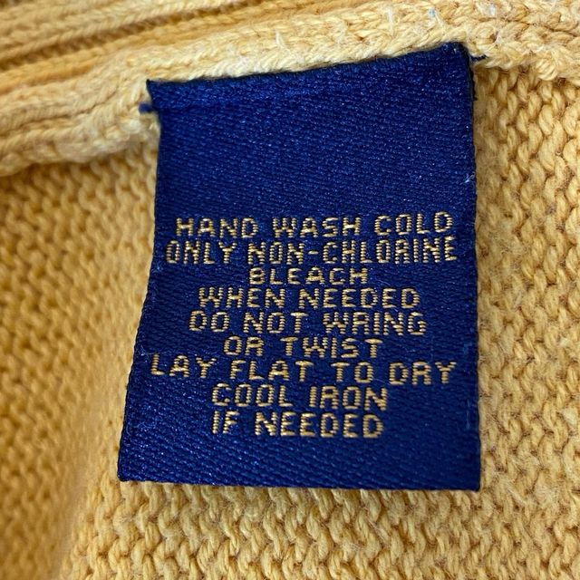 Chaqueta cardigan LRL amarilla vintage