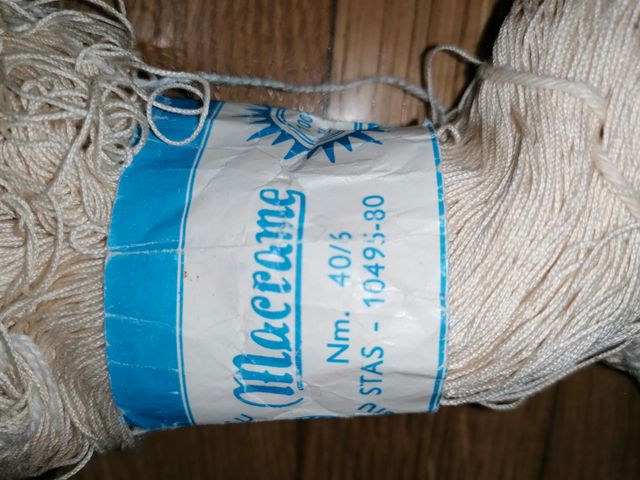 Macrame hilos nuevos