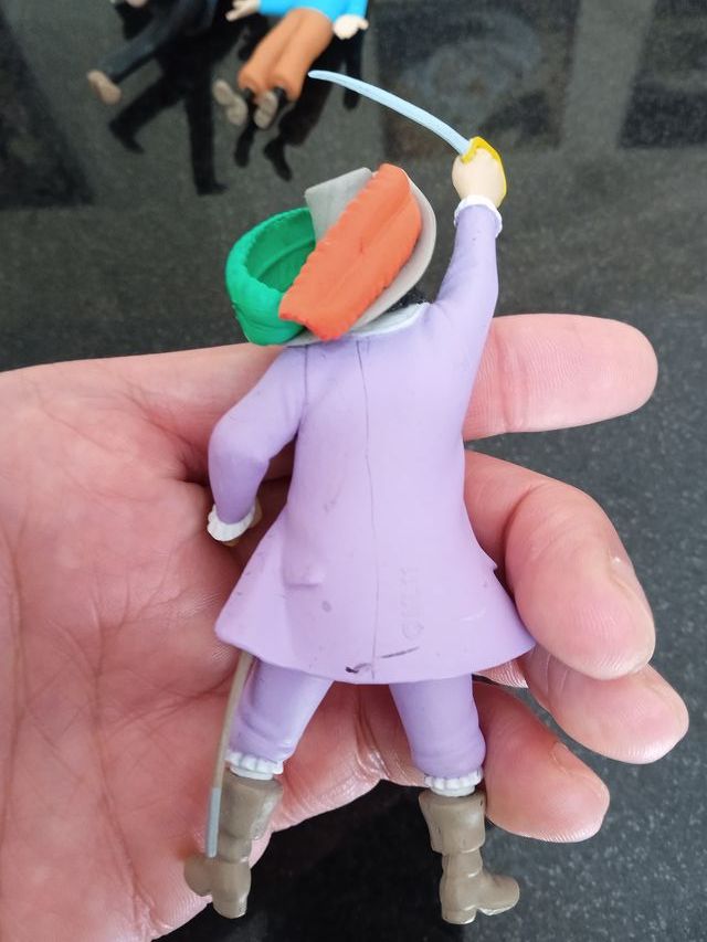 lote figuras pvc tintin moulinsart comic haddock