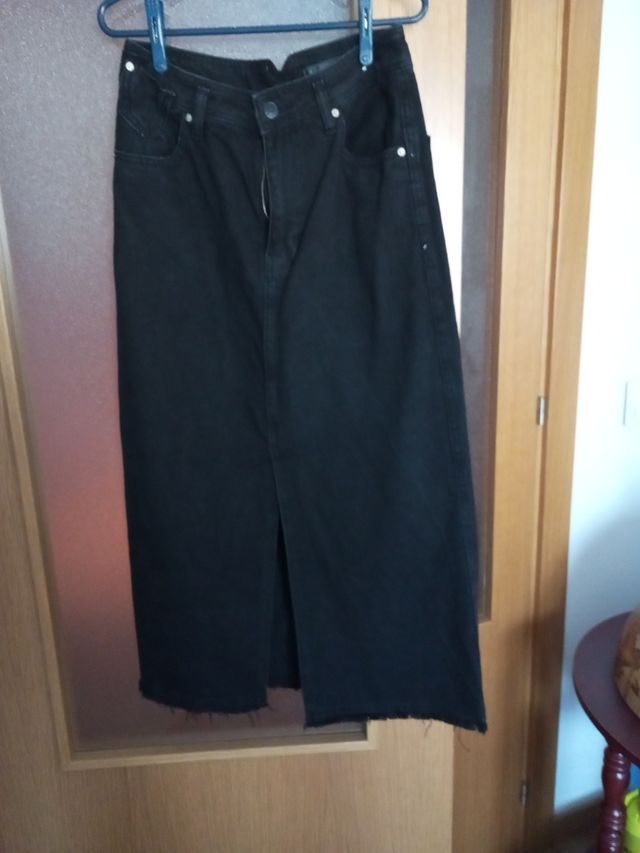 Falda vaquera, Denim