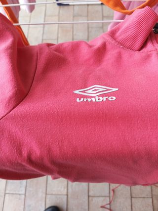 Giacca tuta Umbro rosa bambino 7 anni