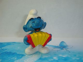 Puffi Puffo Dorato Oro 20005 Smurfs Gold variante