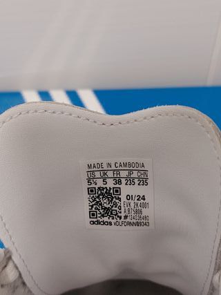 Adidas Samba Originales talla 38, 23.5 cm