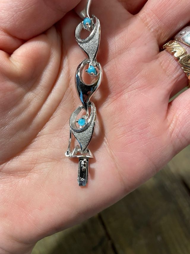 PULSERA PLATA Y TURQUESAS. A ESTRENAR