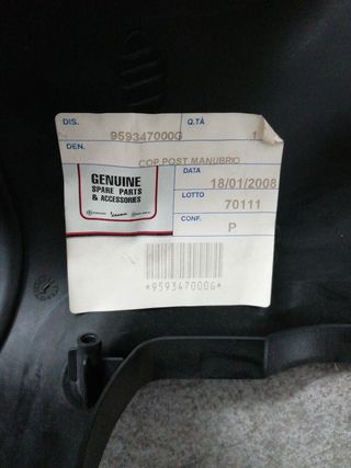 tapa manillar interior piaggio nrg power