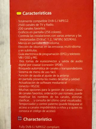 Receptor digital satélite Medion