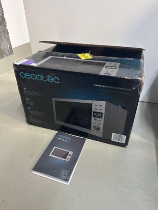 Cecotec Microondas sin plato Digital GrandHeat 2000 Flatbed