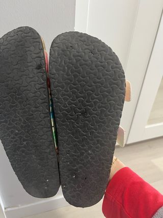 Sandalias mumka con estampado de gatos