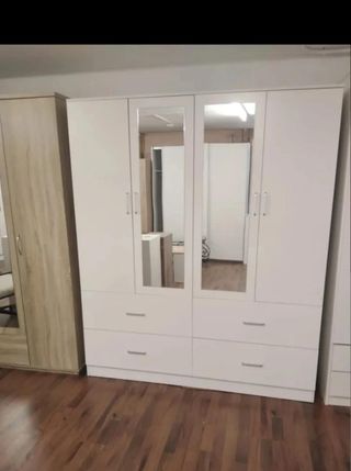 SUPER OFERTA ARMARIO CUATRO PUERTAS SOBRE W BLANC